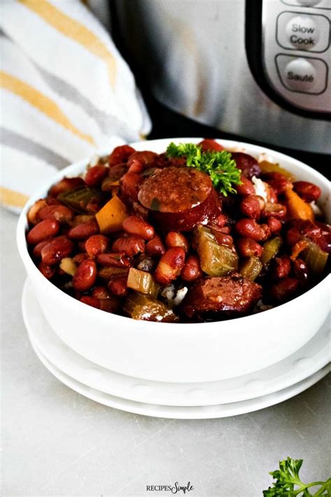 Instant Pot Red Beans And Rice With Sausage Recipes Simple