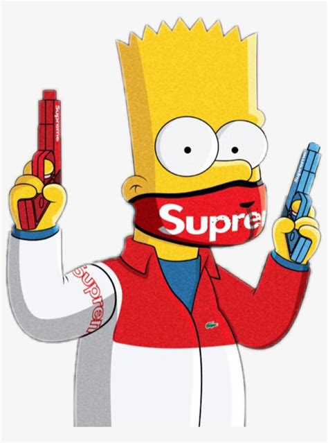 Bart Simpson Bartsimpson Gang Trap Bart Simpson With A Gun 791x1027