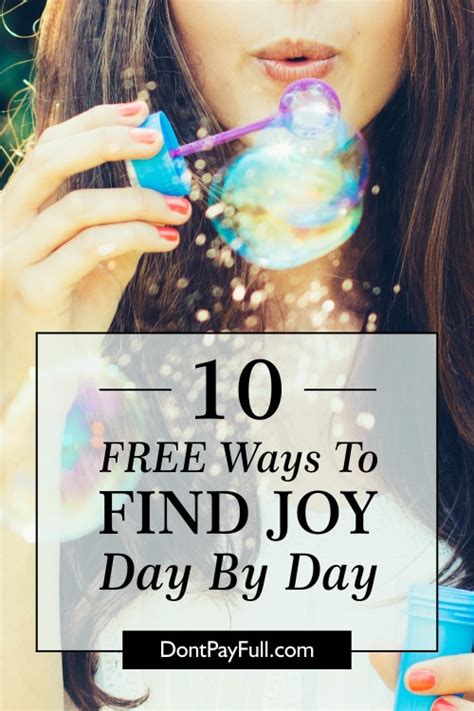 10 Completely Free Ways To Find Joy Day By Day