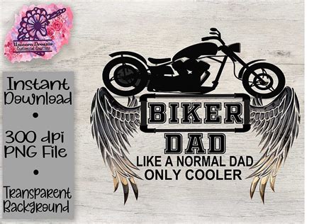 Download Biker Dad (292207) | Printables | Design Bundles | Biker ...