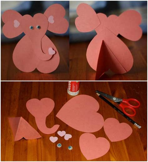 How To Make Heart Animals 15 Valentines Paper Crafts For Preschoolers