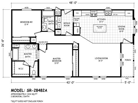 Sedona Ridge Series Sr 28482a Wholesale Manufactured Homes