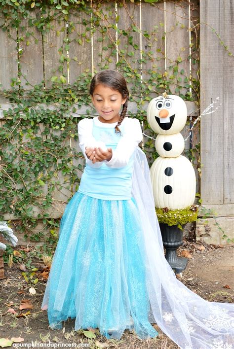 Diy Disney Elsa Costume A Pumpkin And A Princess