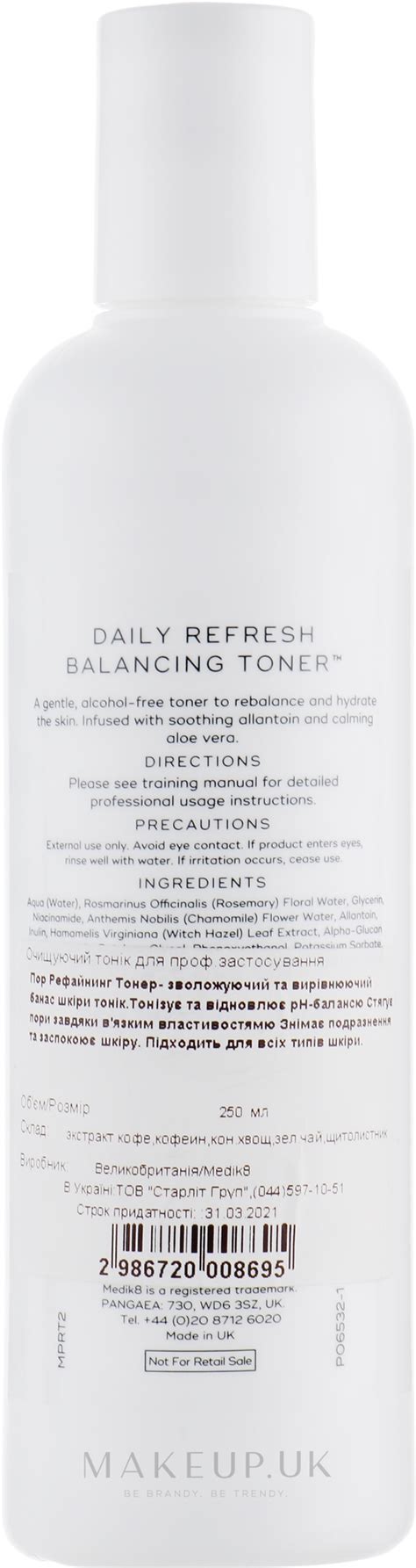 Cleansing Toner Medik8 Daily Refresh Balancing Toner Makeup Uk