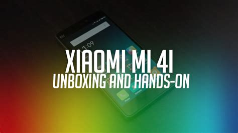 Xiaomi Mi 4i Unboxing And Initial Review Youtube