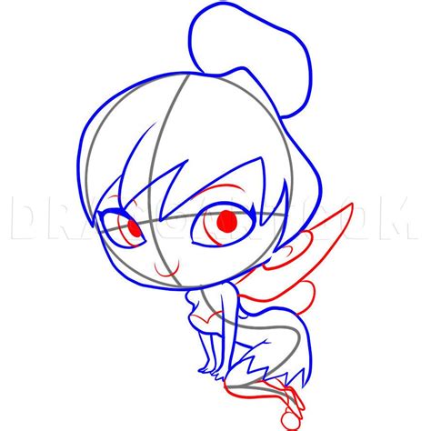 How To Draw Chibi Tinkerbell Step By Step Drawing Guide By Dawn Artofit