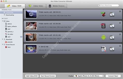 دانلود Any Video Converter Ultimate V717 Macos نرم افزار