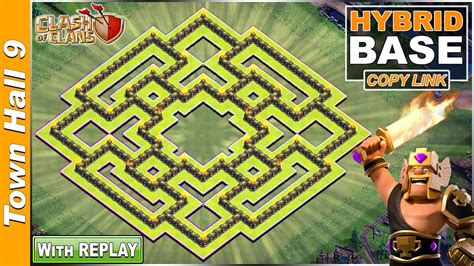 Cách Xếp Nhà Clash Of Clan Hall New BEST TH Base with Replay