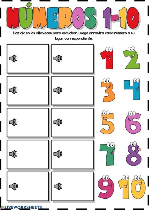 ️los Numeros Worksheet Free Download