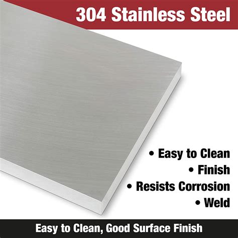 Buy Tci Precision Metals 304 Stainless Steel Sheets Metal Plates