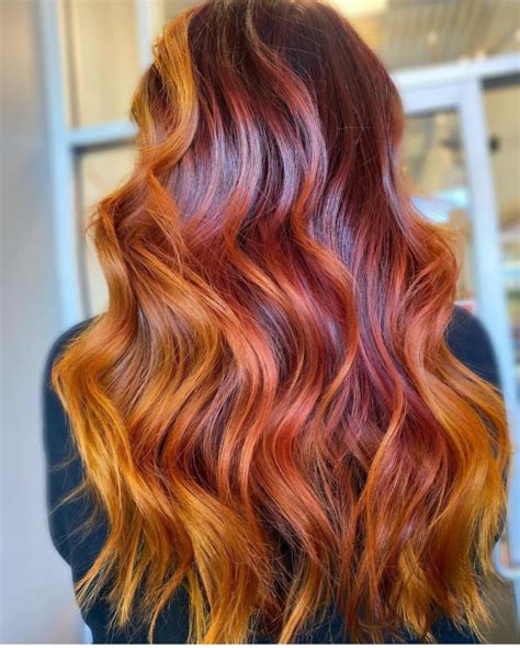 32 Best Orange Hair Color Shades Fall Leaf Shades