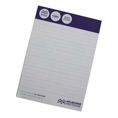Custom A5 Notepads 50 Leaves Budget Promotion