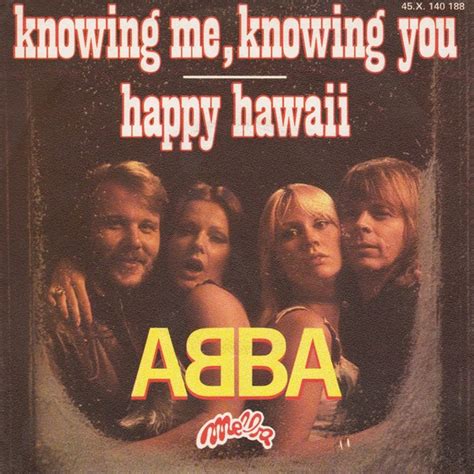 Abba Knowing Me Knowing You Happy Hawaii 1977 Vinyl Discogs