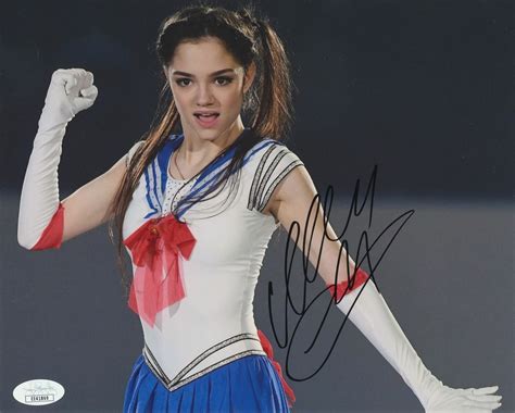 Evgenia Medvedeva Signed Figure Skating 8x10 Photo 3 Jsa Autographia