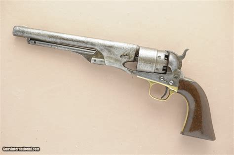 1862 Mfg Colt 1860 Army 44 Caliber 4 Screw For Shoulder Stock