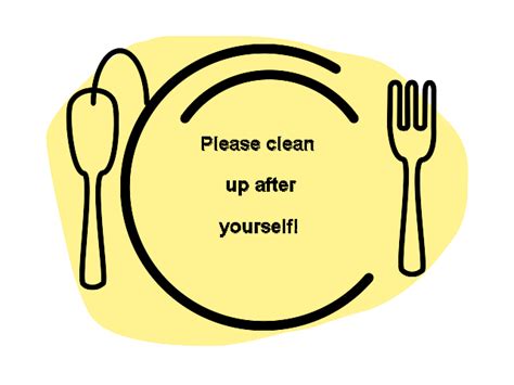 Please Clean Up After Yourself Clip Art At Vector Clip Art
