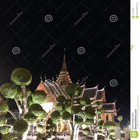 Wat Phra Kaew At Night Stock Image Image Of Kaew Phra 101349491