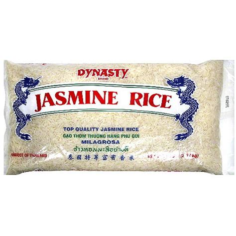 Dynasty Jasmine Long Grain Rice 5 Lb Pack Of 6