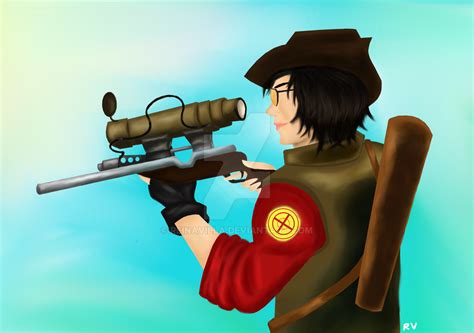 Team Fortress 2 Sniper Female By Reinavilla On Deviantart