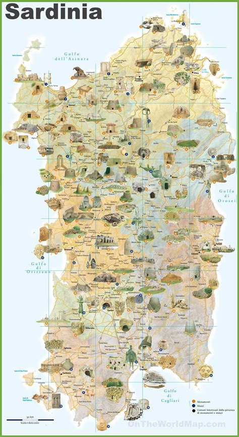 Sardegna Cartina Geografica