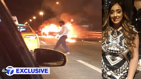 Man Hails Cab While Date Burns To Death In New York Car Fire Abc7 Chicago