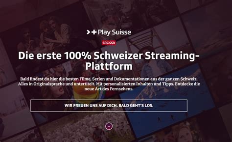 Srf Mediaplattform Play Suisse Startet Am 7 November Auf Swisscom