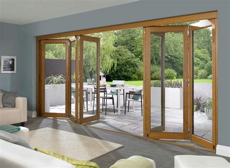 Before your dream to have a beautiful house comes true. Elite Unfinished 4.2m oak Bifold Doors | Folding doors ...