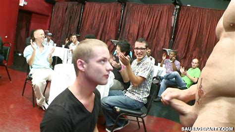 A Sausage Party With Lots Of Blowjobs HD From Gay Wire Sausage
