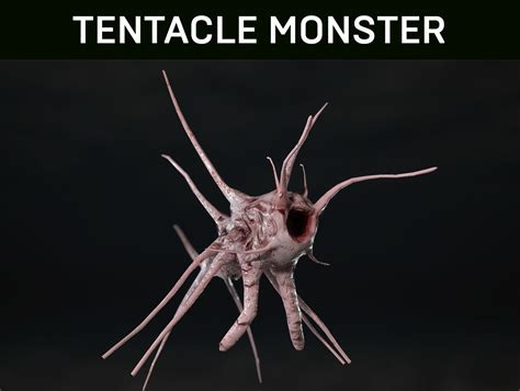 Tentacle Monster 3d Asset Animated Cgtrader