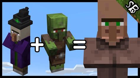 Cure A Zombie Villager Using A Witch Vanilla Minecraft Skyblock