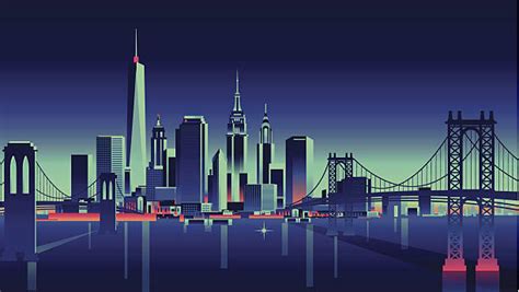 Best Manhattan New York City Illustrations Royalty Free Vector