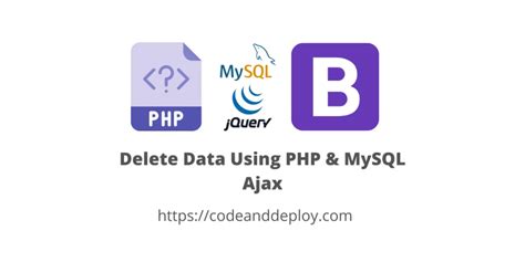 Delete Data With Jquery In Php And Mysql Using Ajax