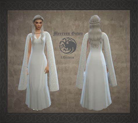 A Sims Song Of Ice And Fire Sims 4 Dresses Sims 4 Mods Clothes Sims 4
