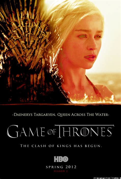 Season 2 Poster Daenerys Targaryen Game Of Thrones Fan Art 28331776