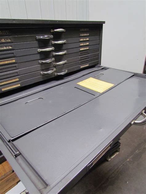 Used file cabinets storage products for sale at continental office group. Hamilton Flat File Blueprint Plans Map Art Architect ...