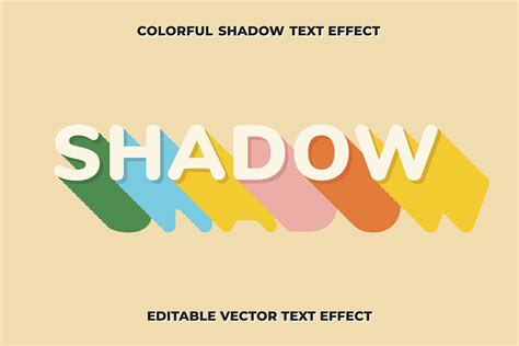 Editable Shadow Text Effect Vector Premium Vector Add On Rawpixel