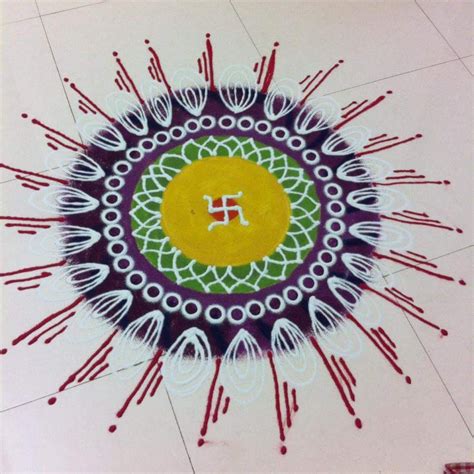 How To Draw A Rangoli Design Step By Step Art And Craft Ideas Rangoli