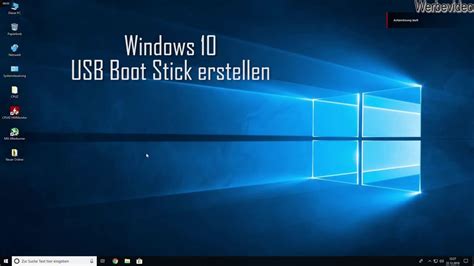 Windows 10 Usb Boot Stick Erstellen Youtube