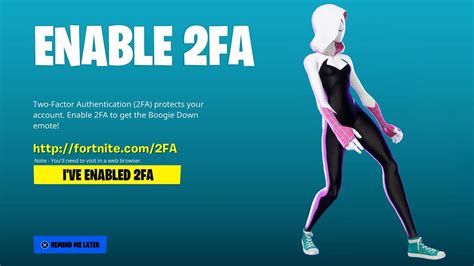 How To Enable 2fa On Fortnite Chapter 3 Season 4 Youtube