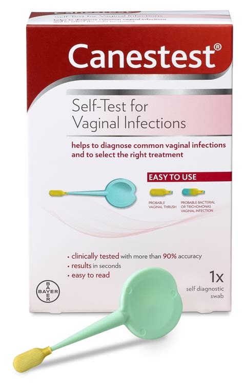 Canestest Self Test For Vaginal Infections Helps Diagnose Common