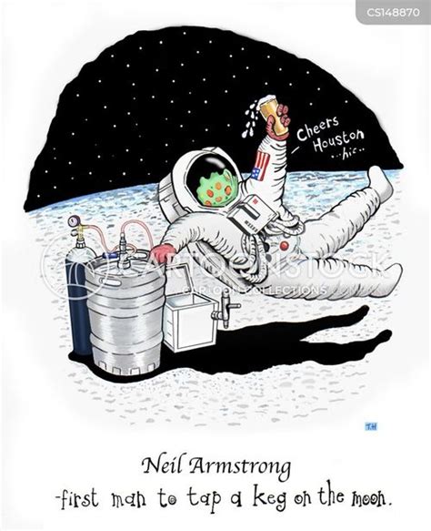 First Man On The Moon Cartoons And Comics Funny Pictures From