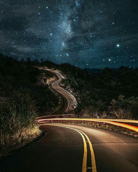Pin By ♥ On Stargaze ♥ Beautiful Roads Scenery Night Skies