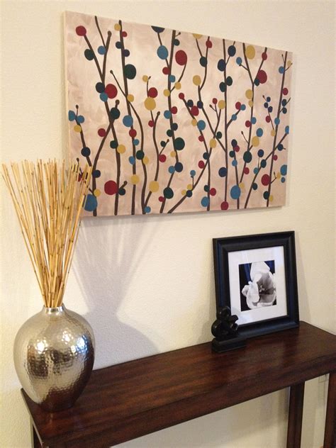 Diy Canvas Art Prints Diy Simple Canvas Painting Of Branches And