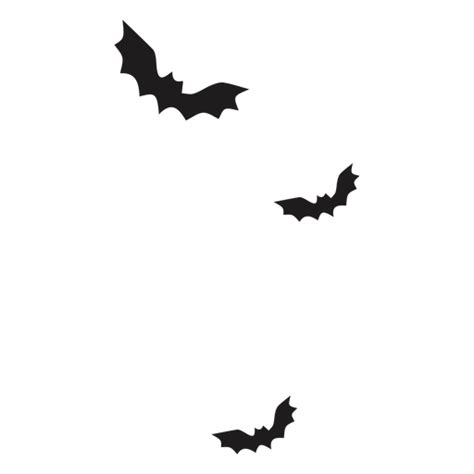 Bats In Flight Silhouette Transparent Png And Svg Vector File