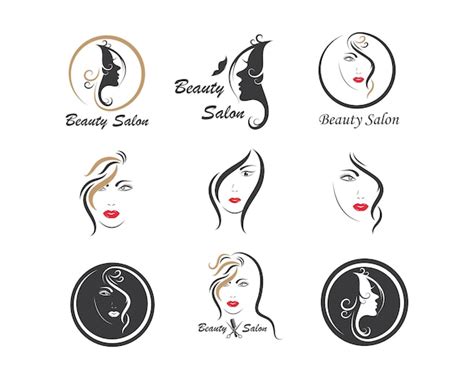Premium Vector Beauty Face Woman Vector Illustration Template
