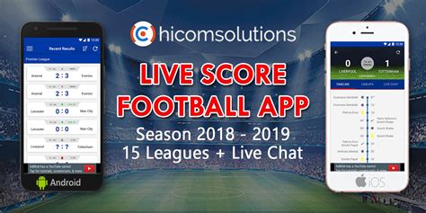 Football live scores, all soccer matches online results. Live Score Football App Season 2018-19 For Android by ...