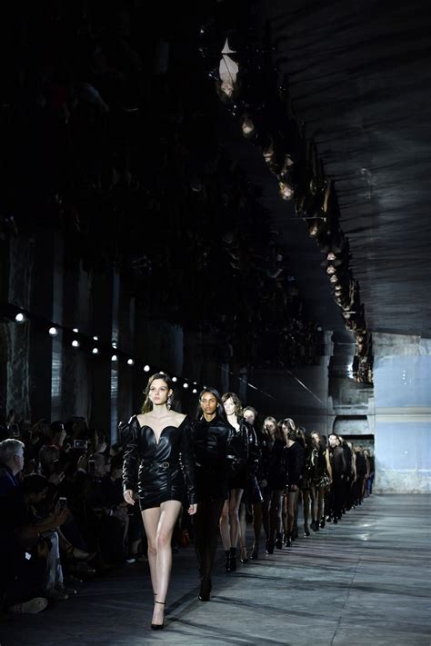 Anthony Vaccarello Saint Laurent Paris Debut Collection The Best Model