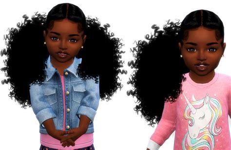 Vonaycury Pony All Ages Toddler Hair Sims 4 Sims 4 Toddler Sims 4