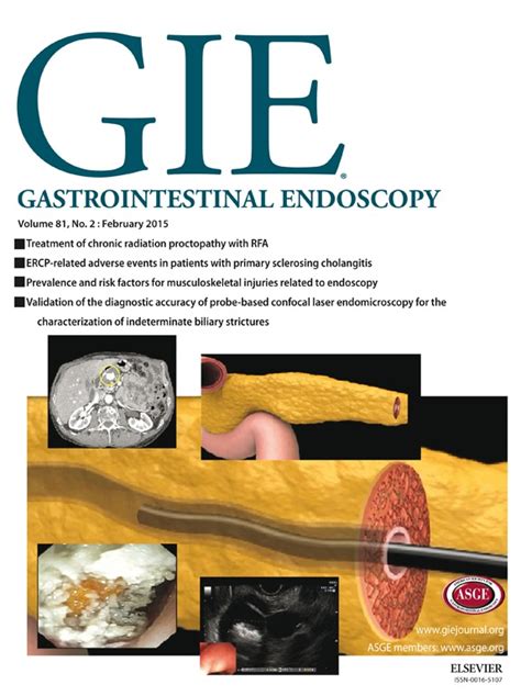 Table Of Contents Page Gastrointestinal Endoscopy