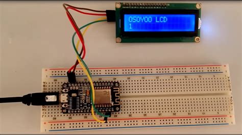 NodeMCU IOT Kit Lesson 15 I2C 1602 LCD MQTT YouTube